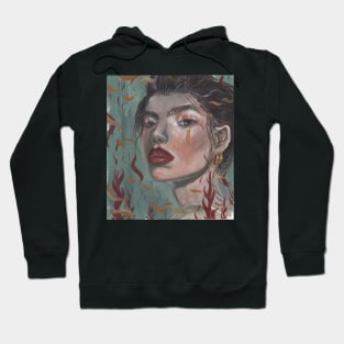 portrait of a girl Hoodie